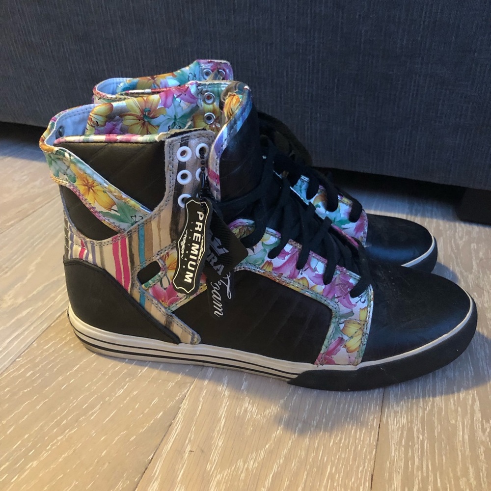 Premium leather Supra Men’s High Top Sneaker